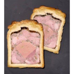 Pâté en croûte mousse de foie