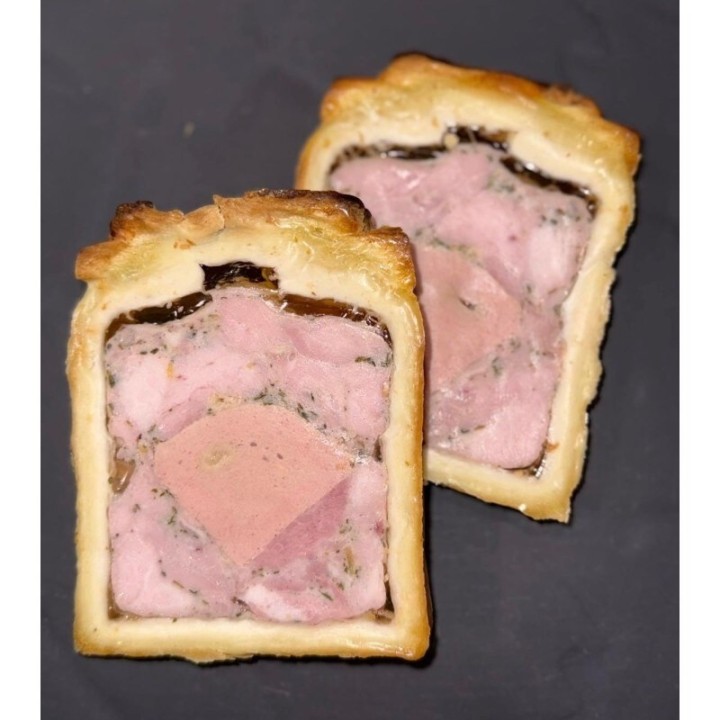 Pâté en croûte mousse de foie
